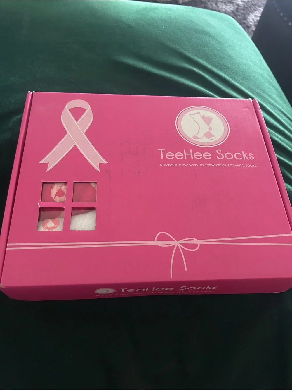 Women’s Pink Sock Gift Box - 12 pair